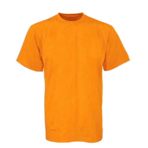 Camiseta de naranja liso PNG imagen de fondo Transparente