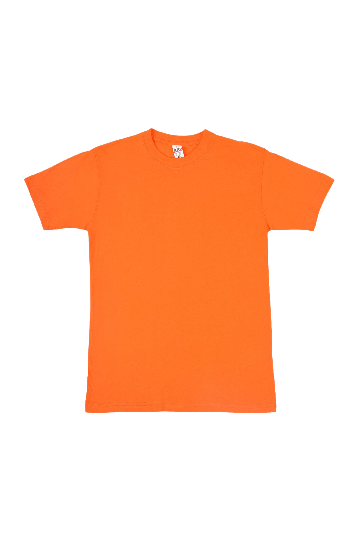 Einfaches orangefarbenes T-Shirt PNG-Bild