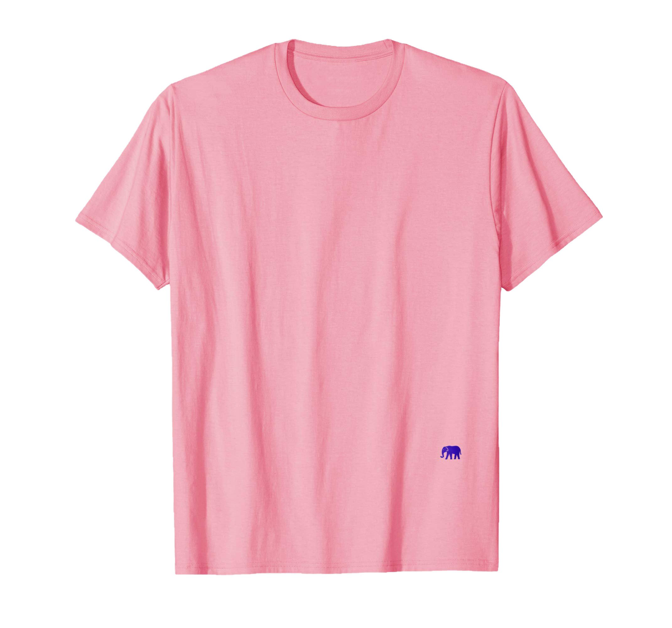 Camiseta rosa llano PNG photo