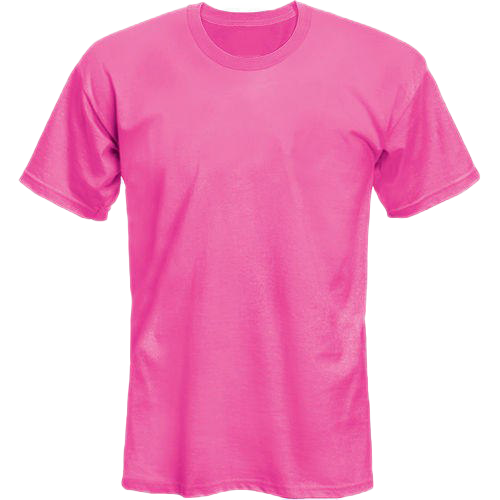Plain Pink T-Shirt PNG Pic
