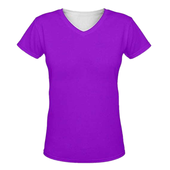 T-shirt roxo simples fundo PNG