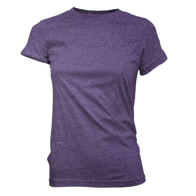 Plain Purple T-Shirt Transparent Image