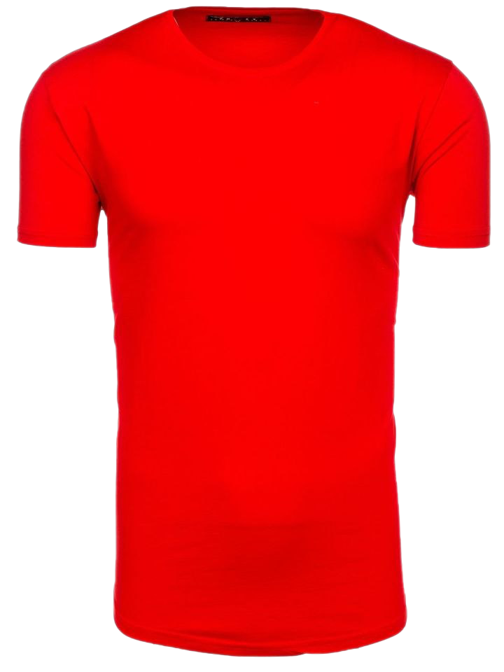 T-shirt merah polos download Gratis