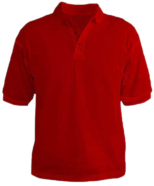 Plain Red T-Shirt PNG Transparent Image