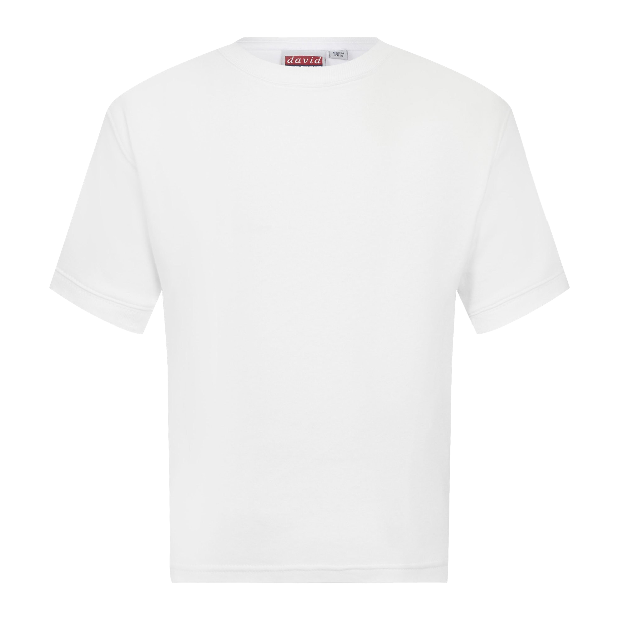 Plain White T-Shirt PNG Background Image