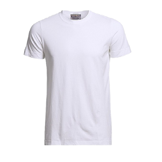 T-shirt branco simples fundo PNG