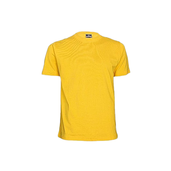 Plain Yellow T-Shirt PNG Transparent Image