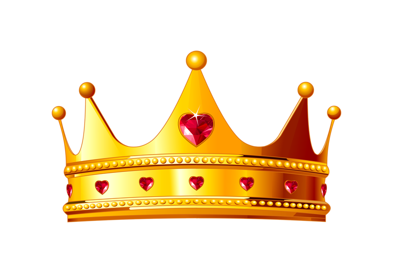 Queen Crown PNG-Bildhintergrund