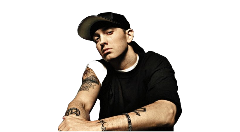 Rap God Eminem PNG Image Background