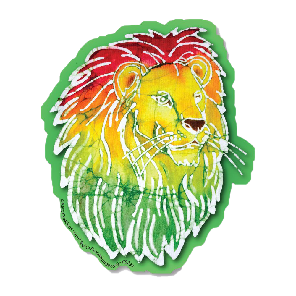 Rasta Lion PNG Pic