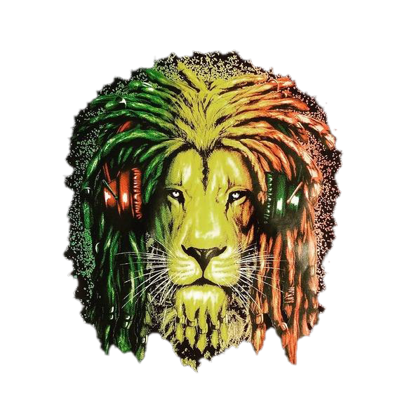 Rasta Lion PNG Picture