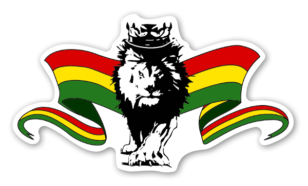 Rasta Lion PNG Transparent Image