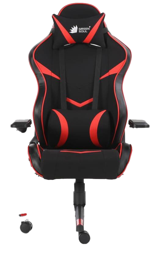 Red Gaming Chair PNG High-Quality Image