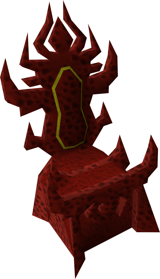 Red Throne PNG Transparent Image