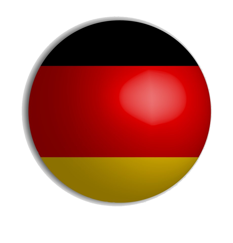 Круглая Германия Флаг PNG Image Фон
