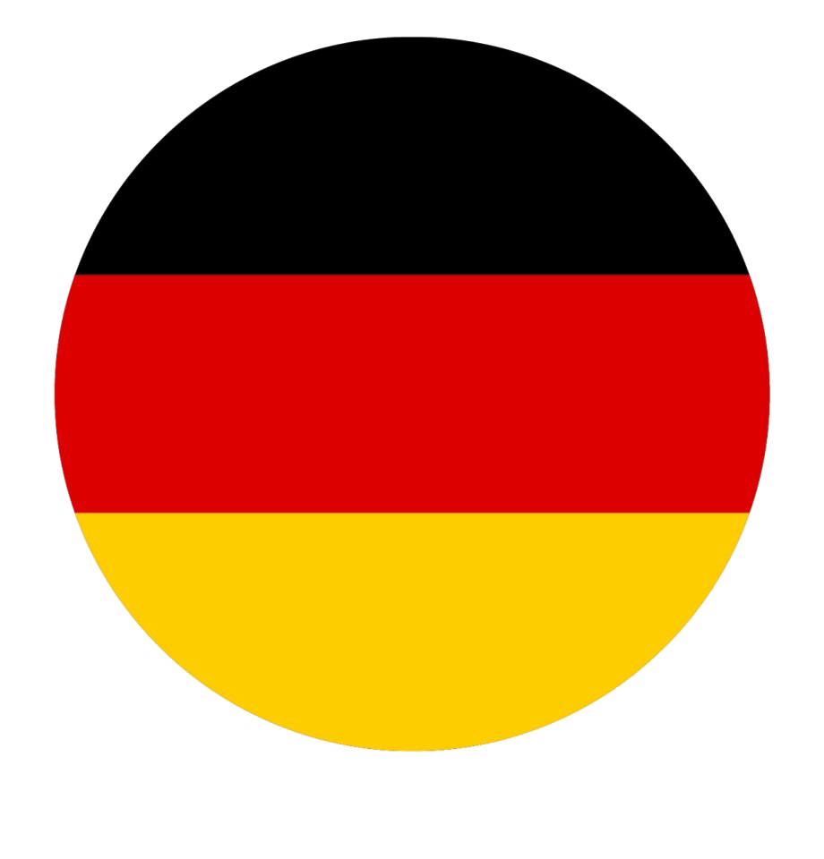 Круглый флаг Германии PNG прозрачное изображение