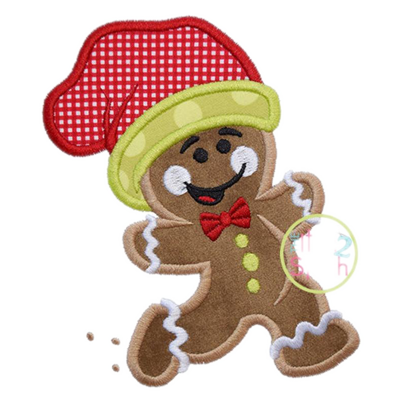 Running Gingerbread Man PNG descargar imagen