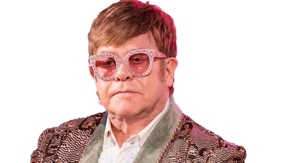Singer Elton John Free PNG Image