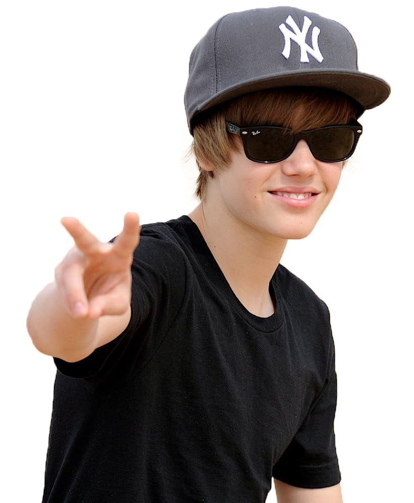 Singer Justin Bieber PNG Photo