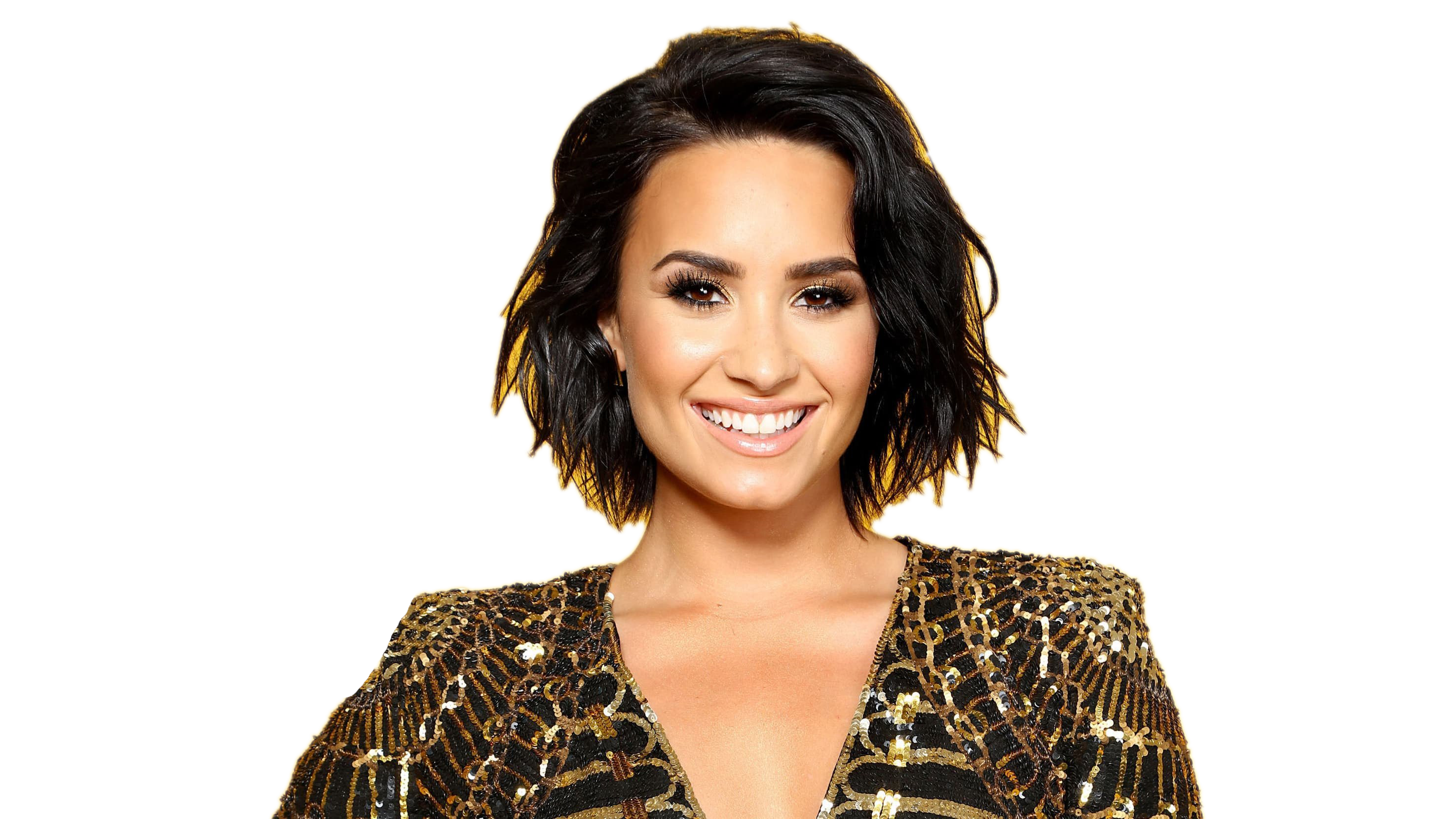 Glimlachende Demi Lovato PNG Download Afbeelding