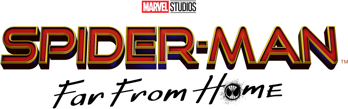 Spider-Man fern vom Home-Logo transparentes Bild