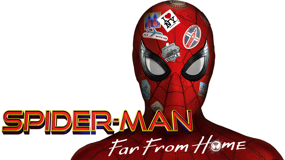 Spider-Man lejos de la imagen de fondo PNG de la casa