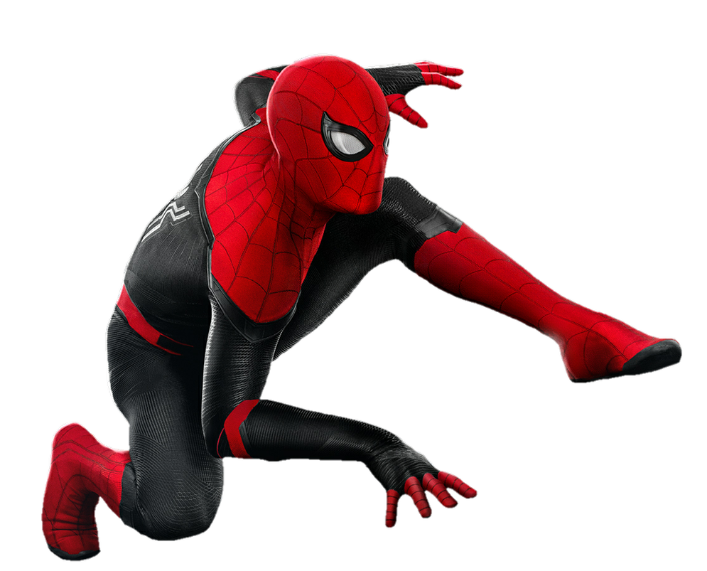 Spider-Man lejos de las imágenes Transparentes en casa