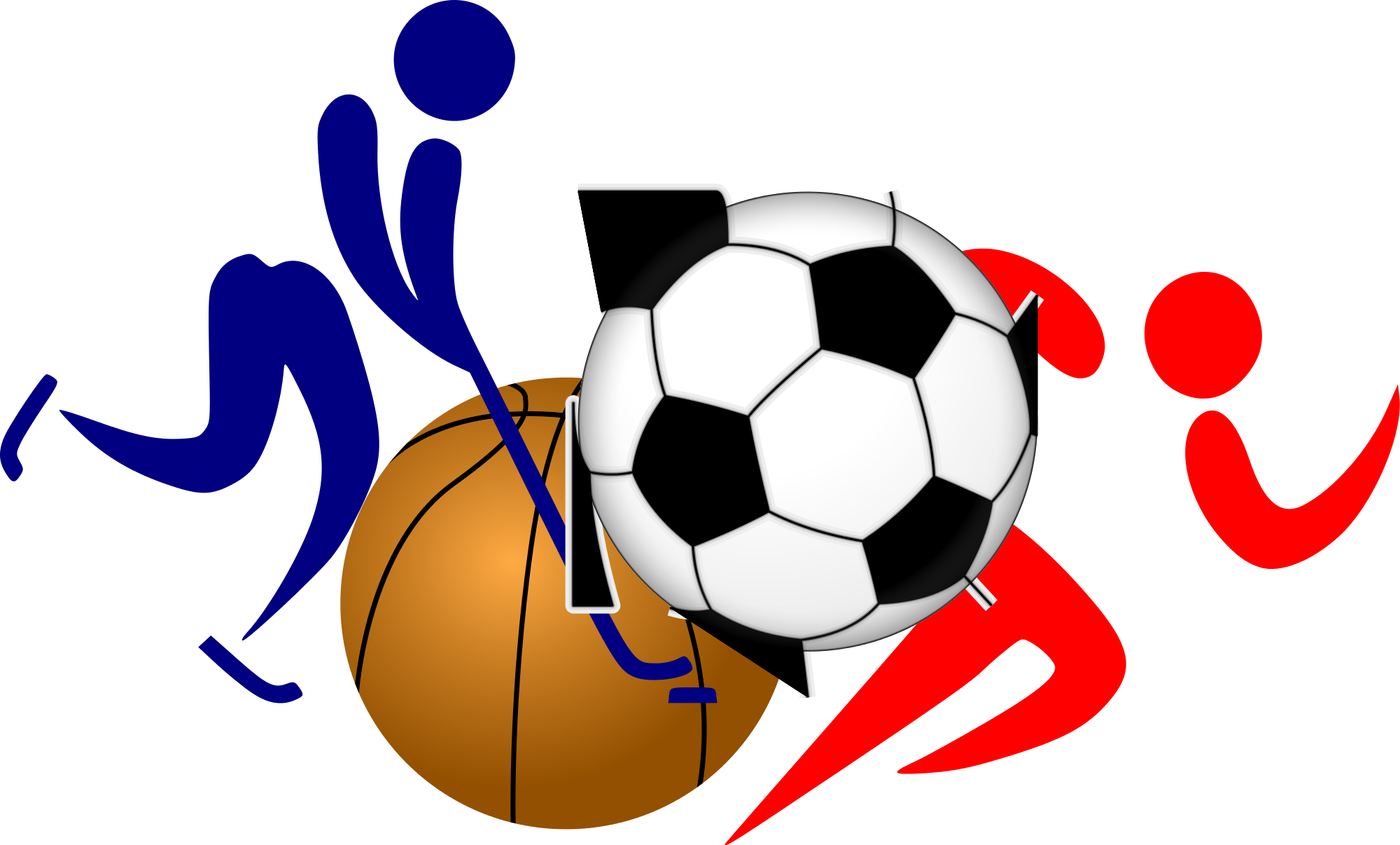 Sportaktivitäten PNG Hintergrundbild