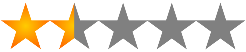 Star Rating 1.5 PNG