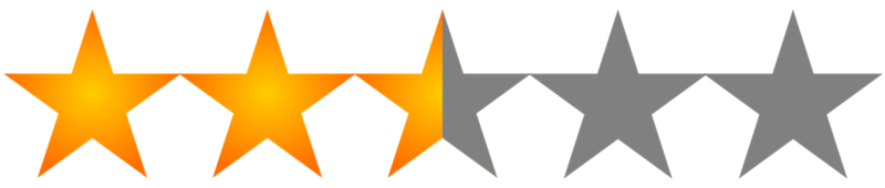 Star Rating 2.5 PNG
