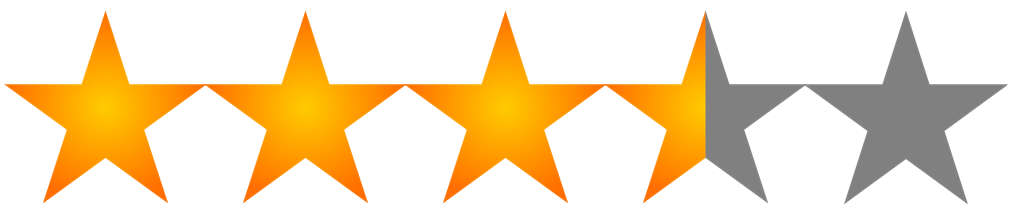 Star Rating 3.5 PNG