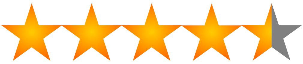 Star Rating 4.5 PNG