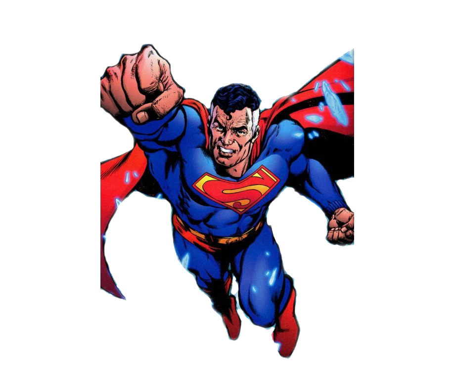 Superman terbang PNG Gambar berkualitas tinggi