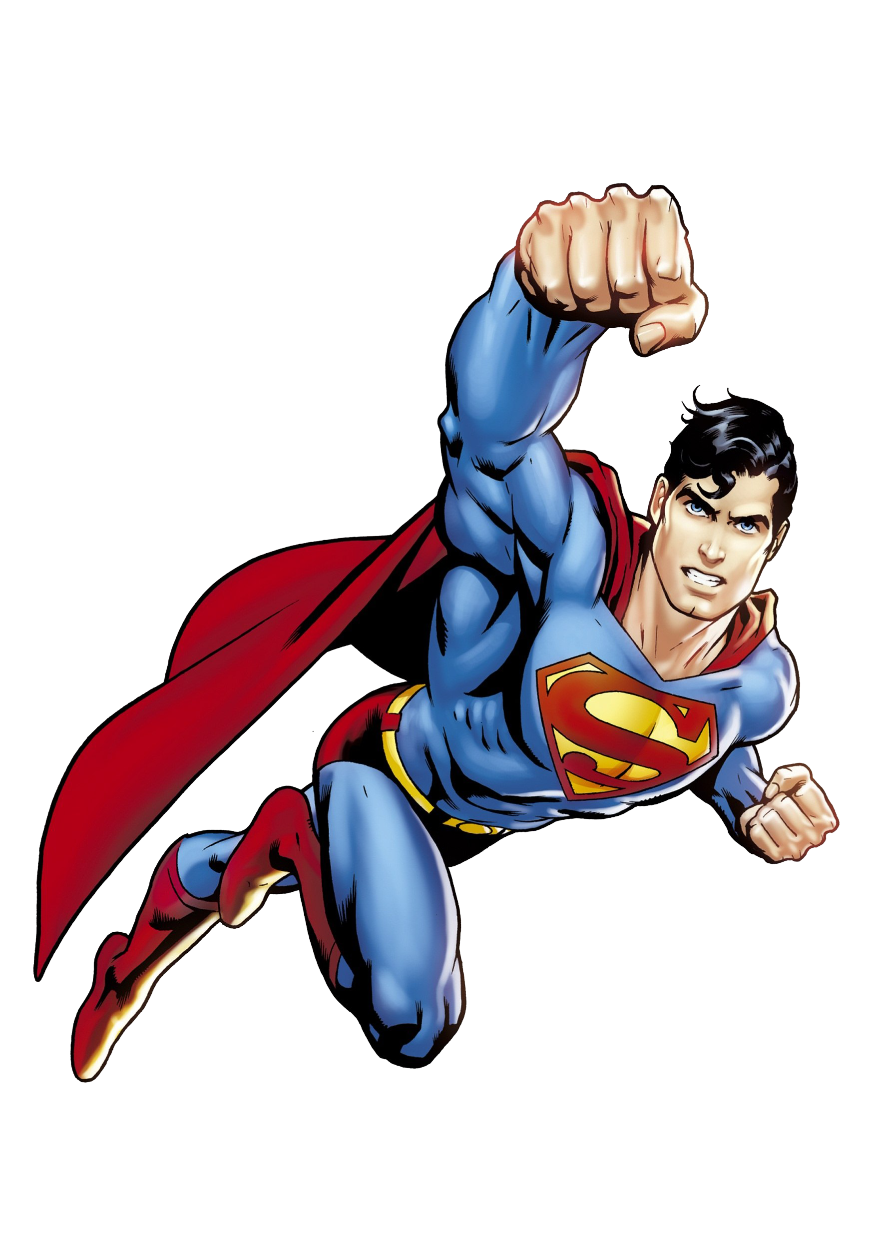 Superman Flying PNG Image Transparent Background