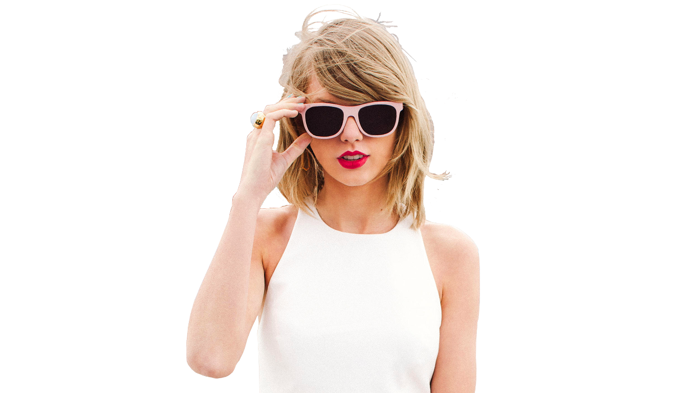 Taylor Swift Transparent