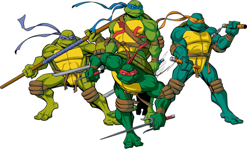 Teenage Mutant Ninja Turtles Transparan Latar Belakang PNG