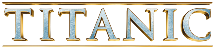 Titanic Logo PNG-Bildhintergrund