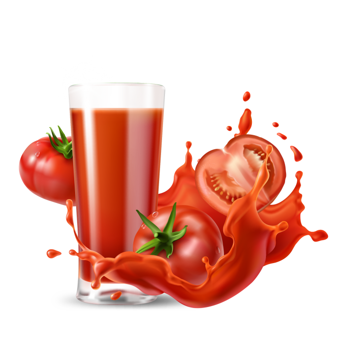 Tomato Juice Glass Free PNG Image