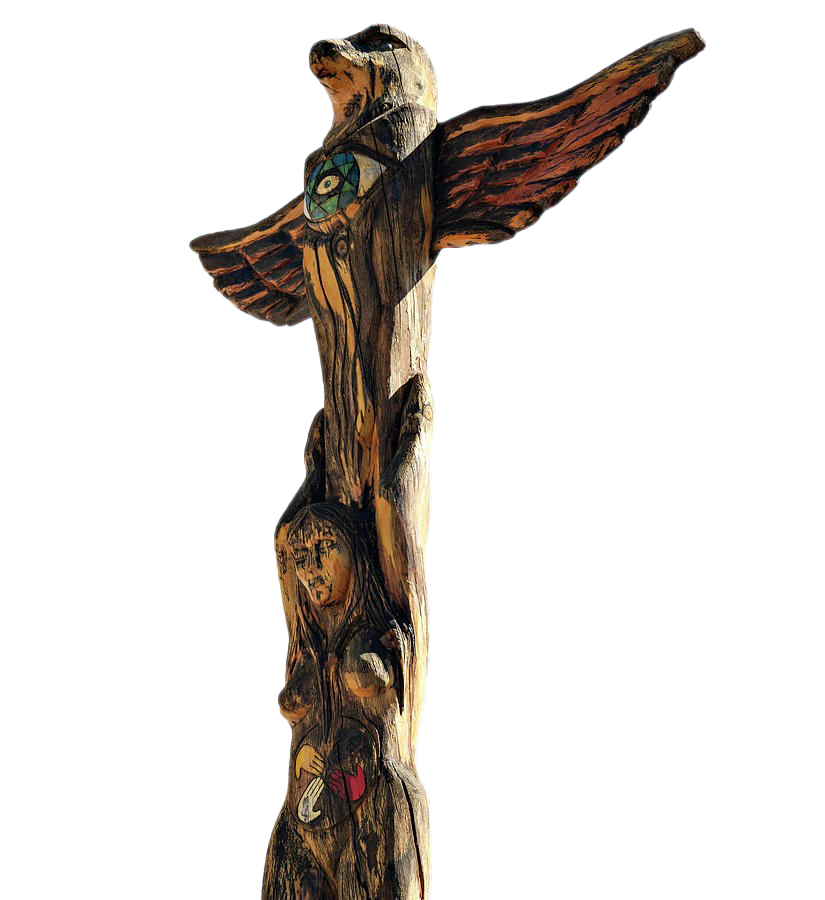 Totem aigle PNG image image