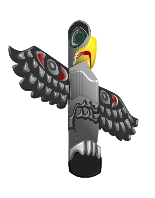 Totem Eagle PNG Photo