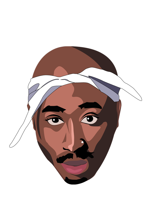 Tupac Shakur PNG Background Image