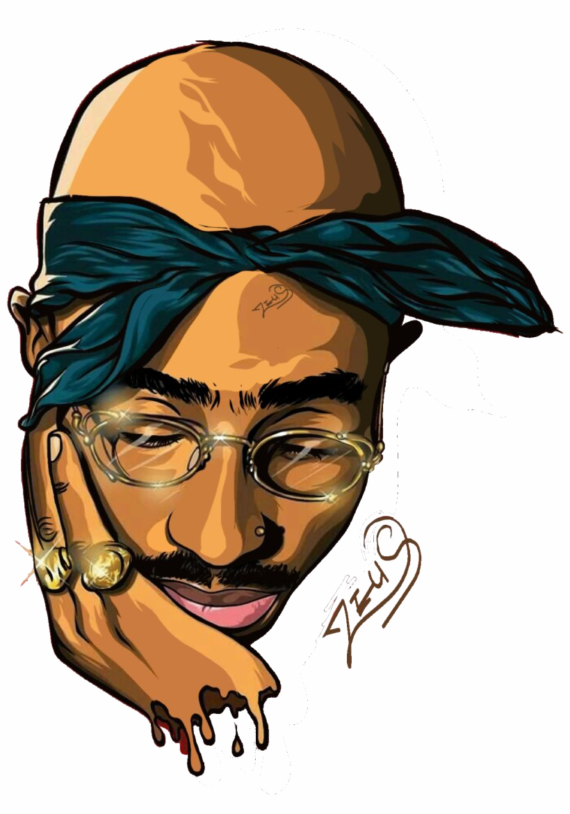 Tupac Shakur PNG Image Background