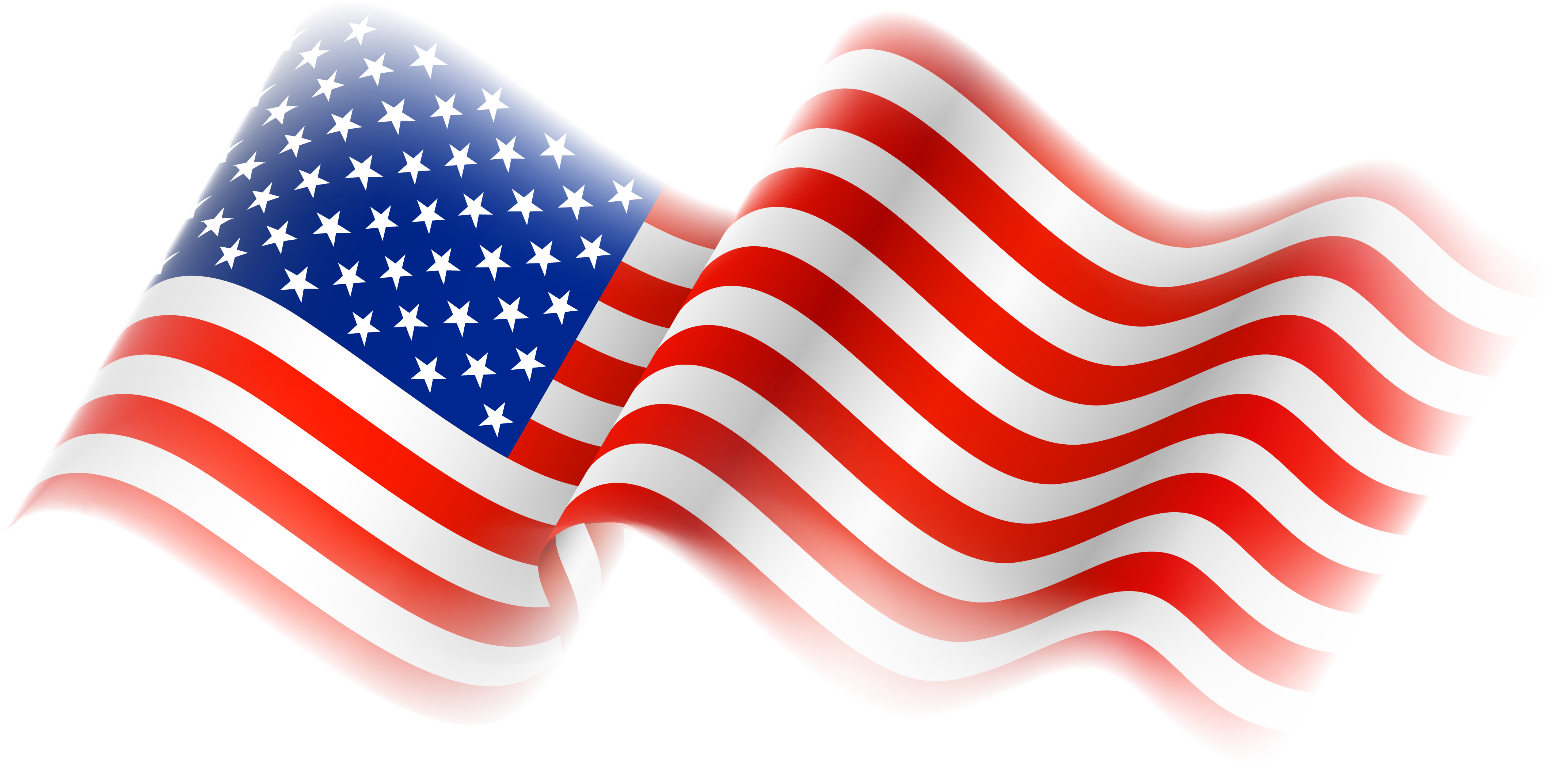 USA Flag Transparent Image