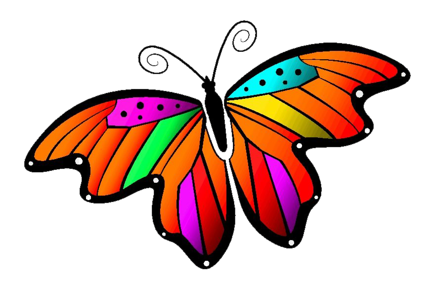 Priorità bassa dellimmagine del PNG della farfalla animata