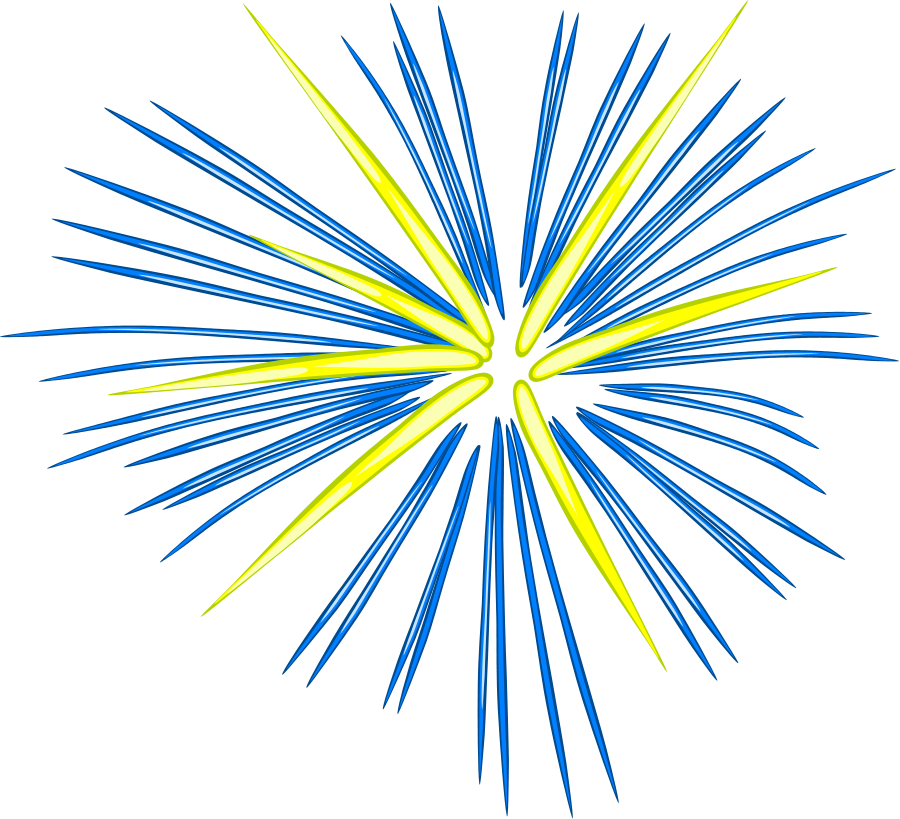 Animated Fireworks Free PNG Image