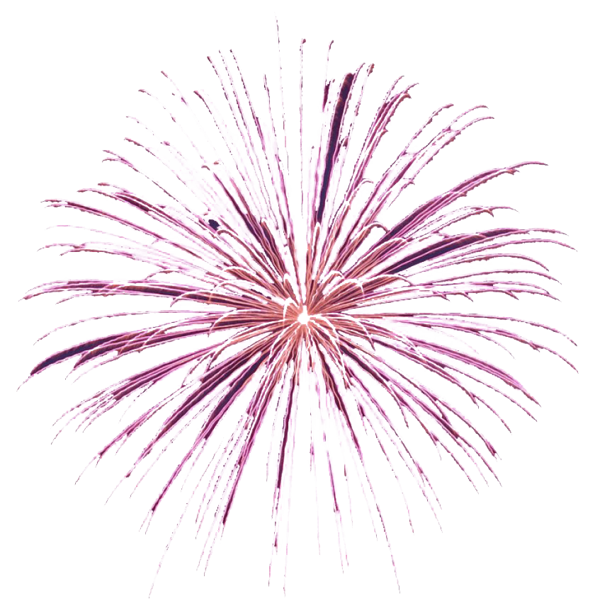 Animated Fireworks PNG Background Image