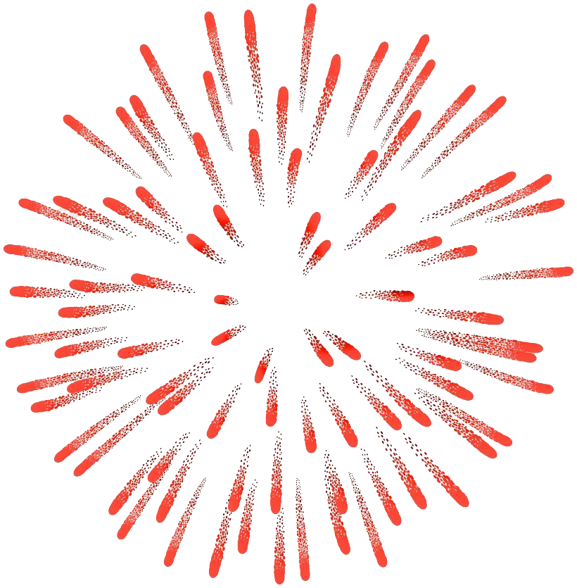 Animated Fireworks Transparent Background PNG
