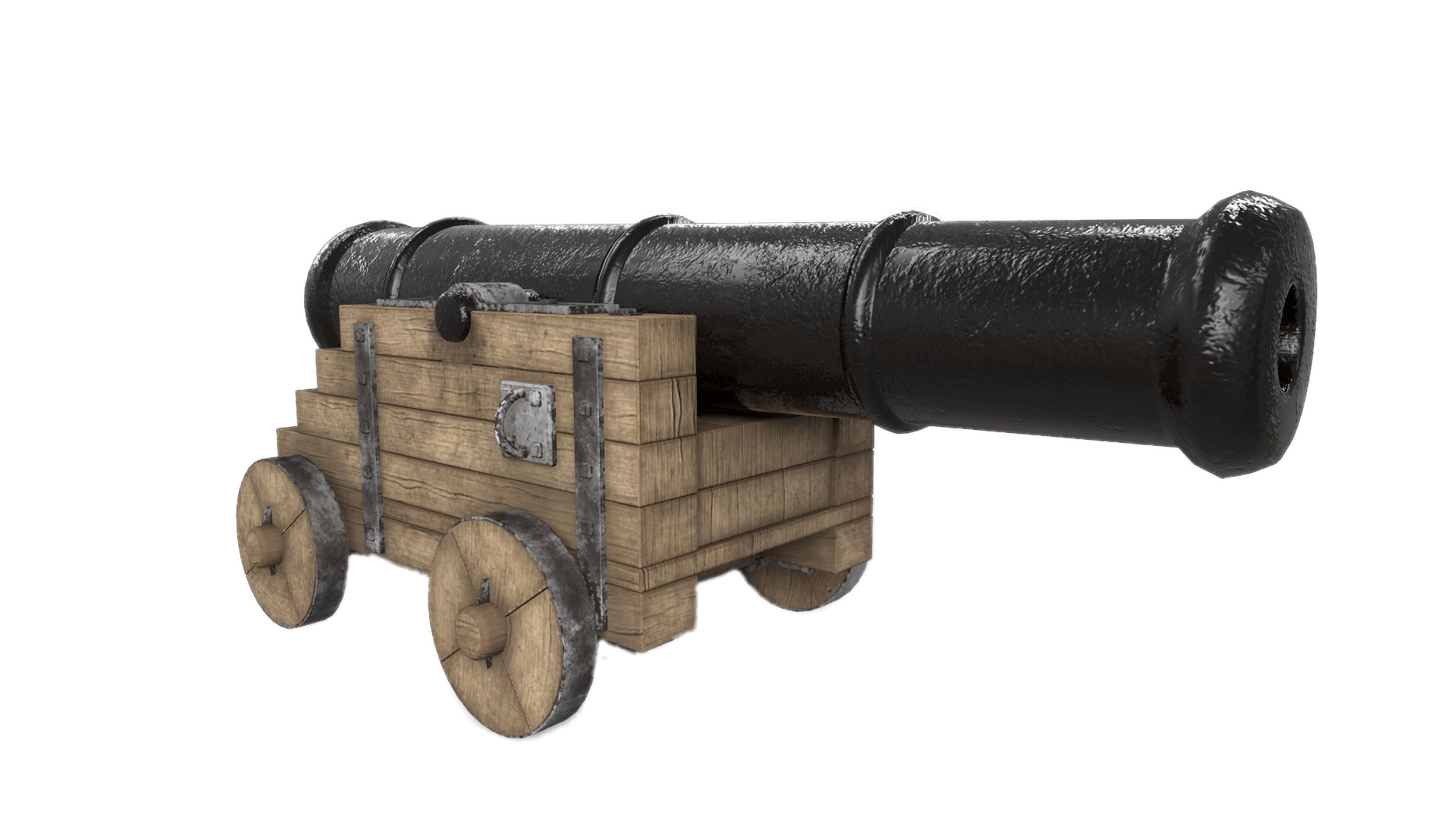 Antique Cannon Transparent Image