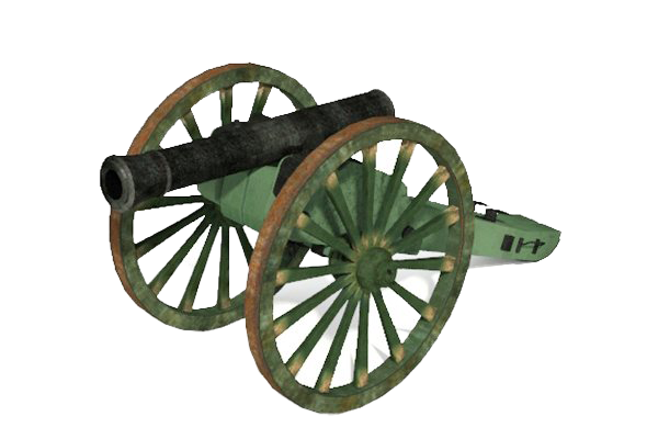 Antique Metal Cannon PNG Photo