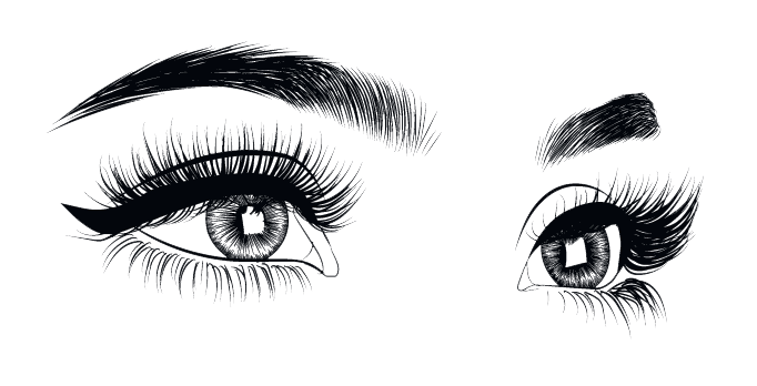 Artificial Lashes PNG High-Quality Image